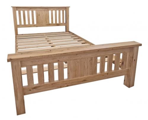 Francis Solid Oak 5ft King Size Bed Frame